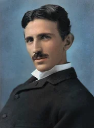 Portrait of Nikola Tesla